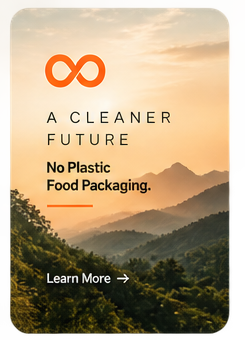 Fitairuda no-plastic food packaging